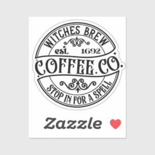Witches Brew Coffee Co Stickers
