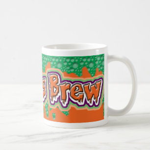 Witches Brew Cool Lettering Halloween Mug