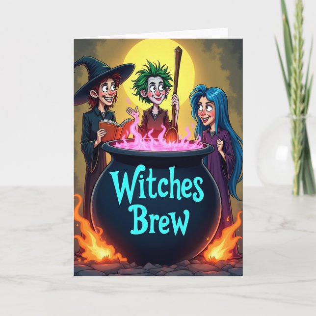 Witches Brew Fun Card (Front)