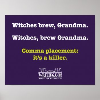 Witches  Brew Grandma. Poster by WritingCom at Zazzle