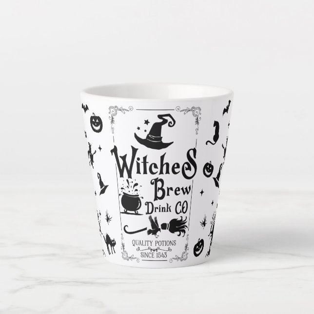 Witches Brew Latte Mug  (Front)