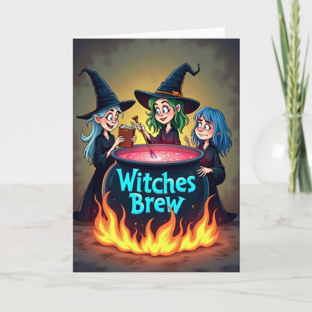 Witches Brew Magic Card (Front)