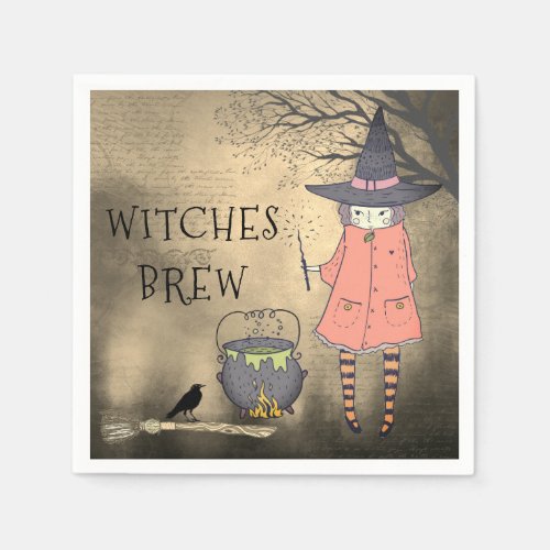 Witches Brew Paper Napkin
