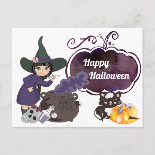 Witches Brew Postcard