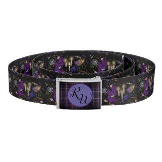 Witches Brew Tea and Cottagecore Monogram Initials Belt