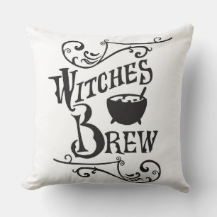 Witches Brew Throw Pillow