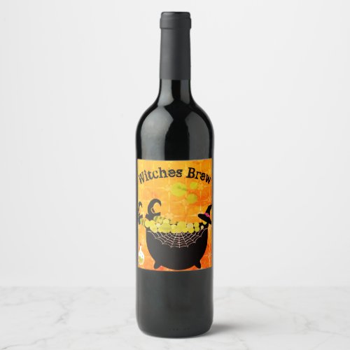 Witches Brew Wine Label