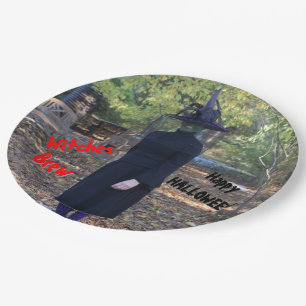 Witches Brew Witches Hat Halloween Woods Paper Plates