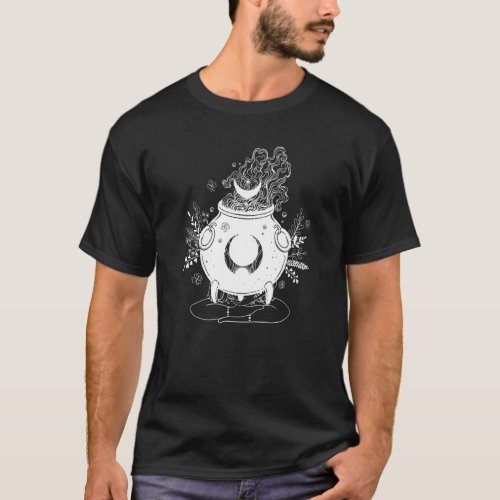 Witches Cauldron Spirituality Pagan Divination Mag T_Shirt