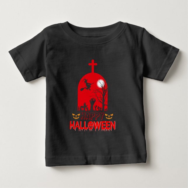 Witches Cemetery Baby T-Shirt (Front)