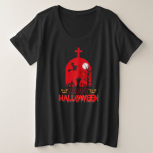 Witches Cemetery Plus Size T-Shirt