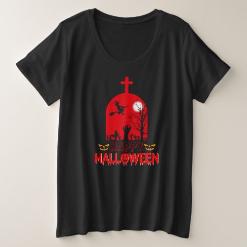 Witches Cemetery  Plus Size T_Shirt
