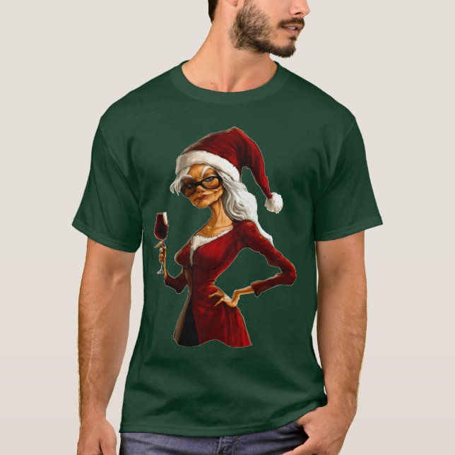 Witches Christmas funny T-Shirt (Front)