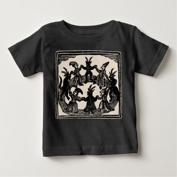 Witches Circle Dance Baby T-shirt by andersARTshop at Zazzle