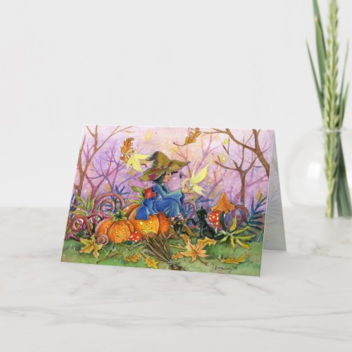 Witches Comapnions greeting card