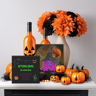 Witches Coven Halloween Bash Party Invitation