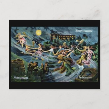 Witches Dance Walpurgis Night Postcard by SpookyThings at Zazzle