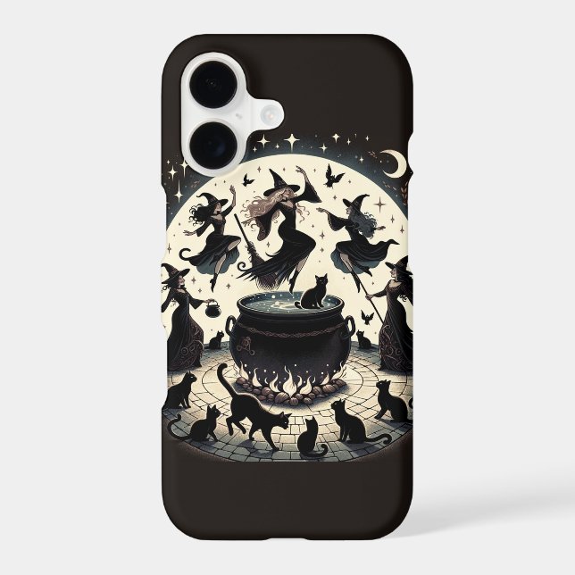 Witches Dans: Enchanted Forest Gathering Iphone Case (Back)
