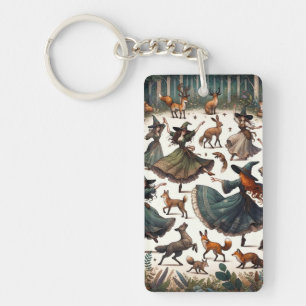 Witches Dans: Enchanted Forest Gathering Keychain