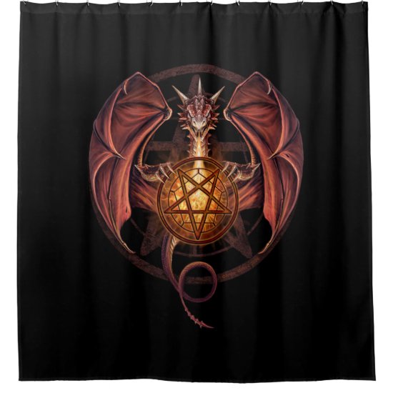 Witches Dragon Shower Curtain