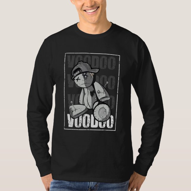 Witches Effigy For Occult Magic Scary Voodoo Doll  T-Shirt (Front)