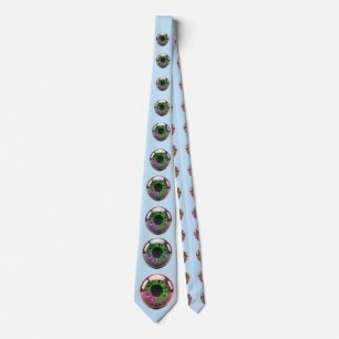 Witches Eyeballs Halloween Neck Tie