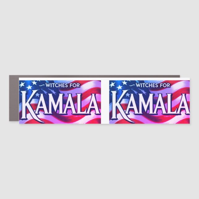 Witches for Kamala Car Magnet (Front)