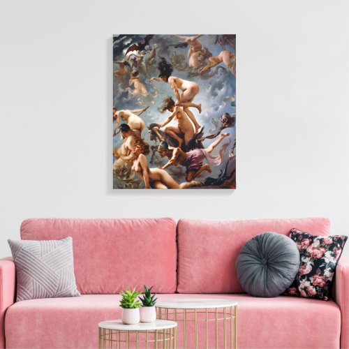 Witches Going to Their Sabbath  Falero  Canvas Print