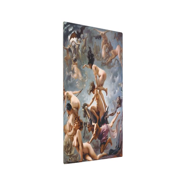 Witches Going to Their Sabbath | Falero | Metal Print (Angled)