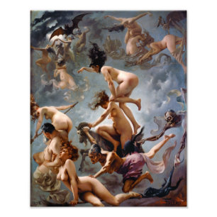 Witches Going to Their Sabbath Falero Photo Print