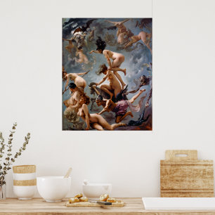 Witches Going to Their Sabbath Falero Poster