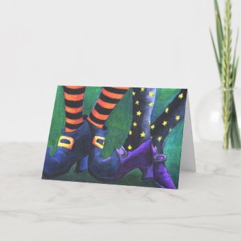 Witches Halloween Card by bmullard at Zazzle