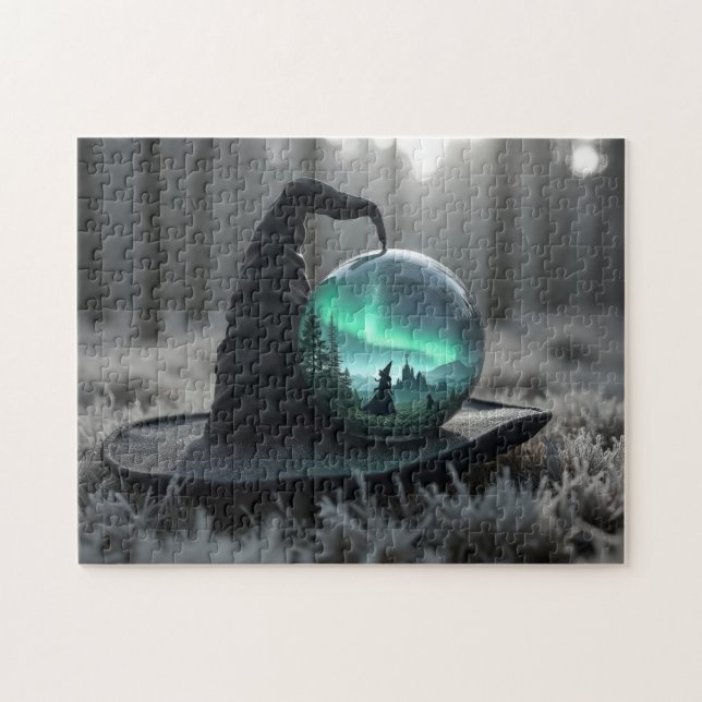 Witches hat and Crystal ball Jigsaw Puzzle (Horizontal)