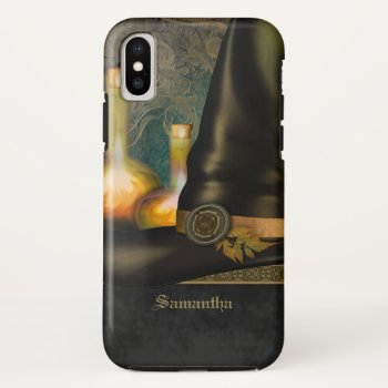 Witches Hat And Potions Iphone Xs Case by EarthMagickGifts at Zazzle