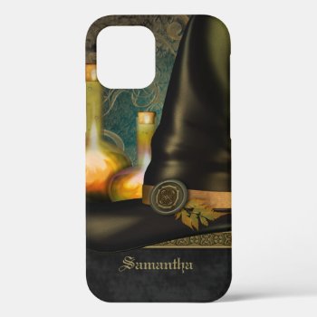 Witches Hat Personalized Iphone 12 Case by EarthMagickGifts at Zazzle