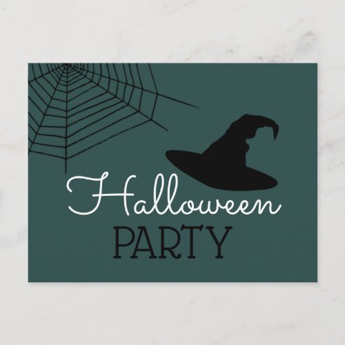 Witches Hat  Web Halloween Party Invitation