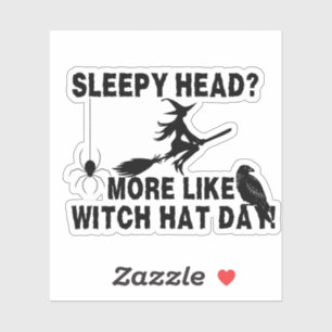 witches hats transparent sticker