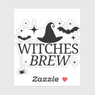witches hats transparent sticker