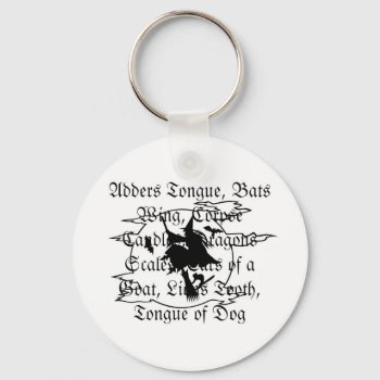 Witches Herbs Keychain by no_reason at Zazzle