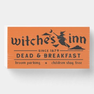 Witches Inn Dead and Breakfast Sign