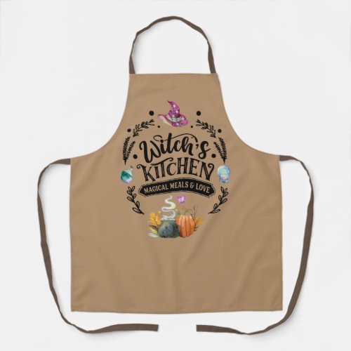 Witches Kitchen Magical Meals and Love Apron Earth
