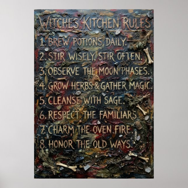 Witches Kitchen Rules Poster (Front)
