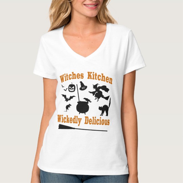 WITCHES  KITCHEN WICKEDLY DELICIOUS T-Shirt (Front)