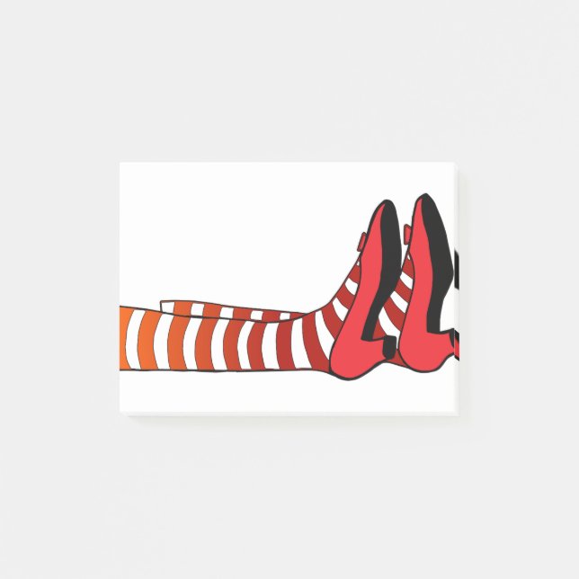 witches legs post-it notes (Front)