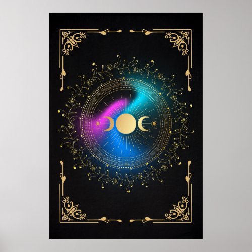 Witches Lunar eclipse Poster