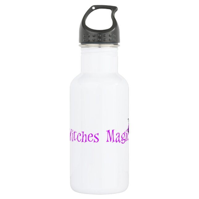 Witches Magic Hat Water Bottle (Front)