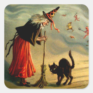 Witches' Magic Square Sticker