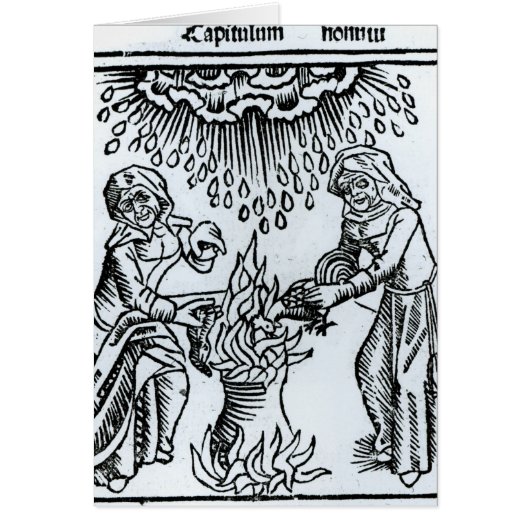 Witches Making a Spell, 1489 Cards (Front)
