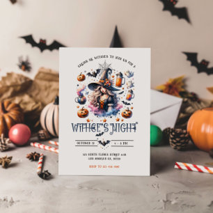 Witches Night Halloween Party Invitation