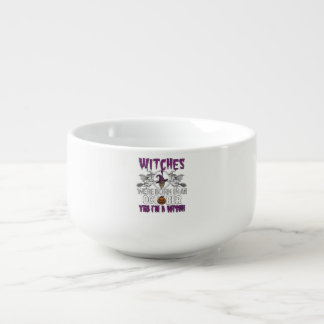 Witches October Halloween Skull Witch Hat Pumpkin_ Soup Mug